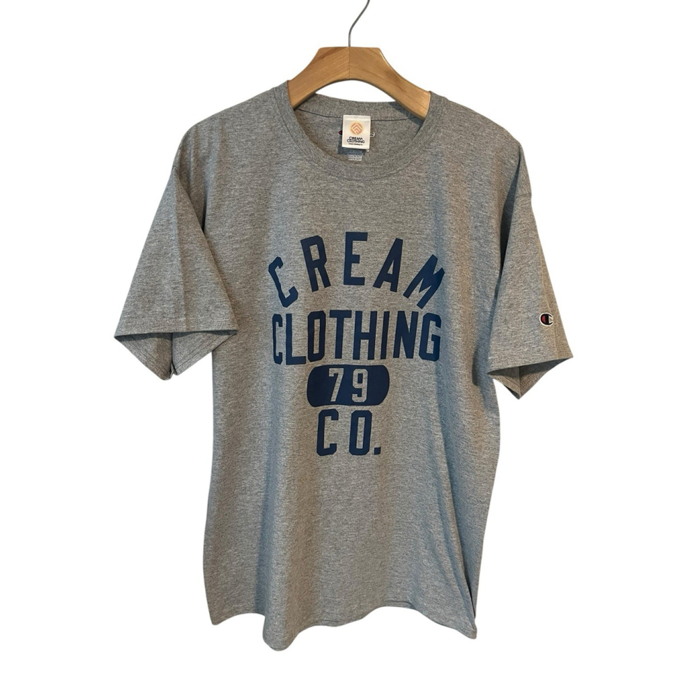 Cream Clothing Co Gray Graphic T Shirt Men's Large
